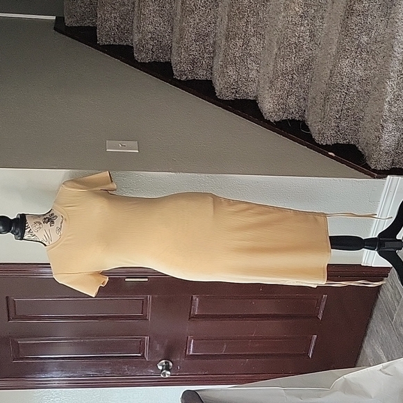 SHEIN Ribbed Knit T-Shirt Dress Size Small - Picture 1 of 4